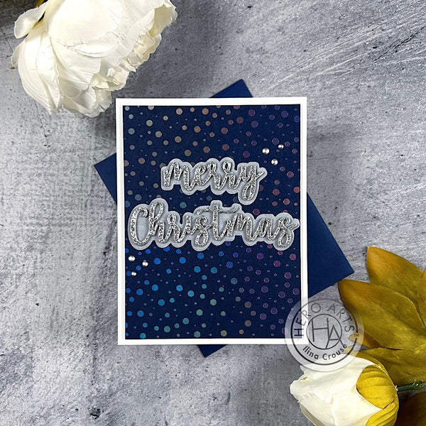 Christmas Words Fancy Dies