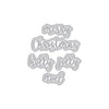 Christmas Words Fancy Dies