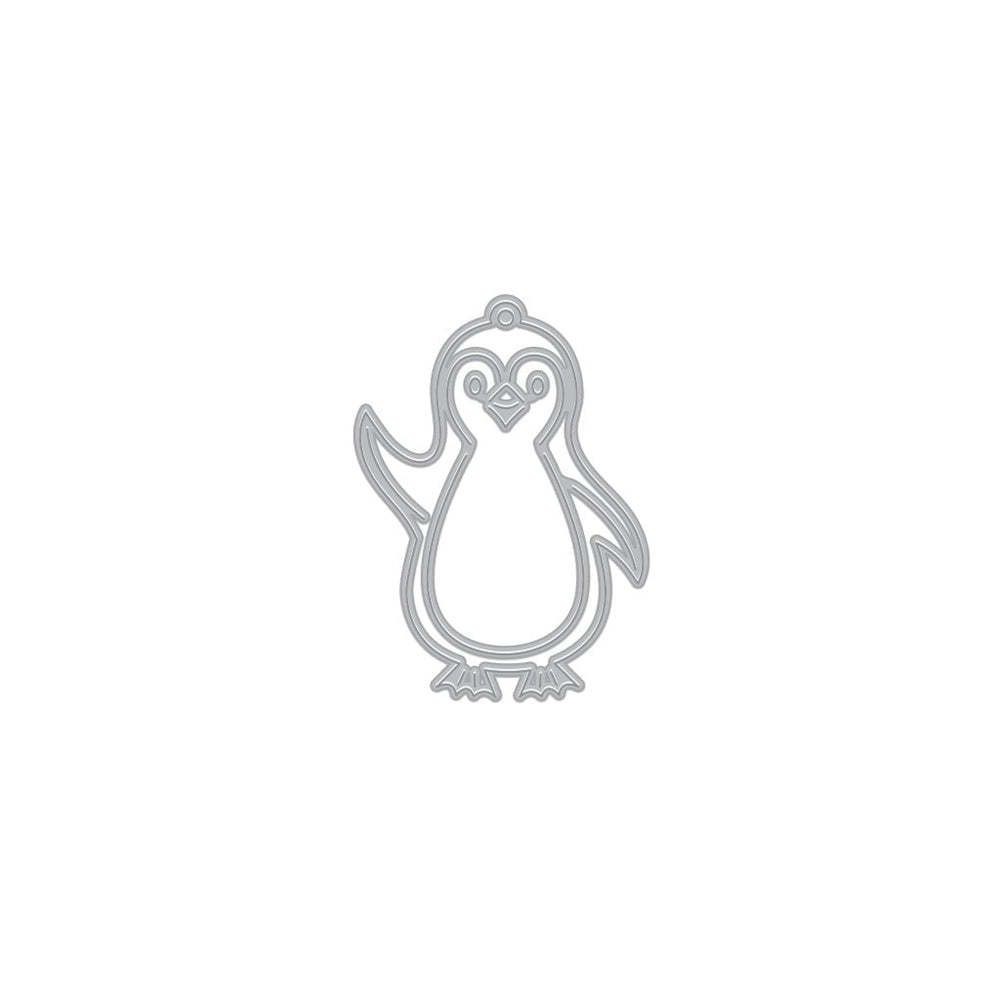 Small Penguin Tag Fancy Dies