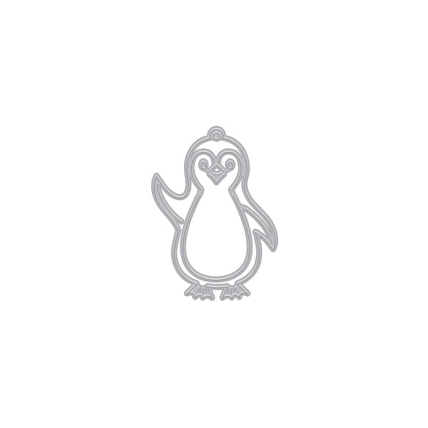 Small Penguin Tag Fancy Dies