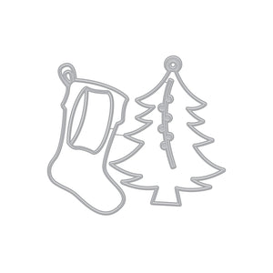 Tree & Stocking Tag Fancy Dies