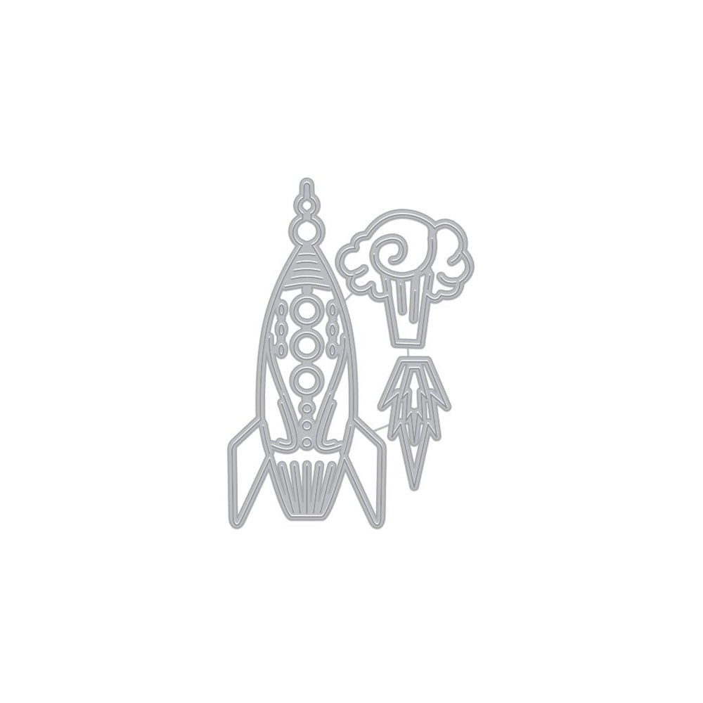 Space Rocket Fancy Dies