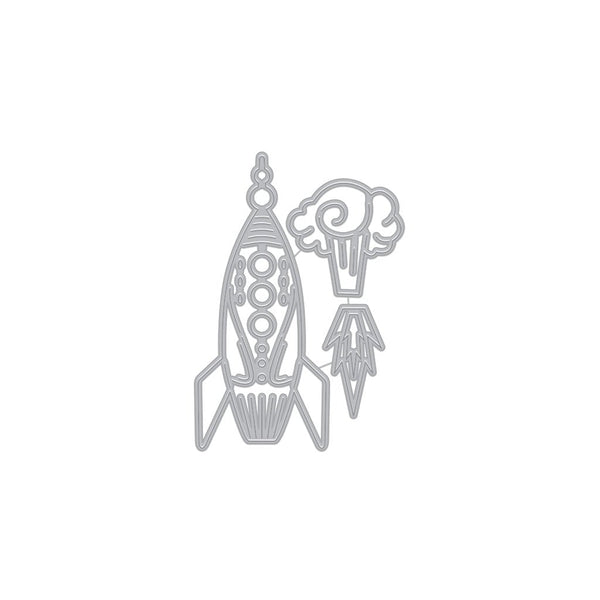 Space Rocket Fancy Dies