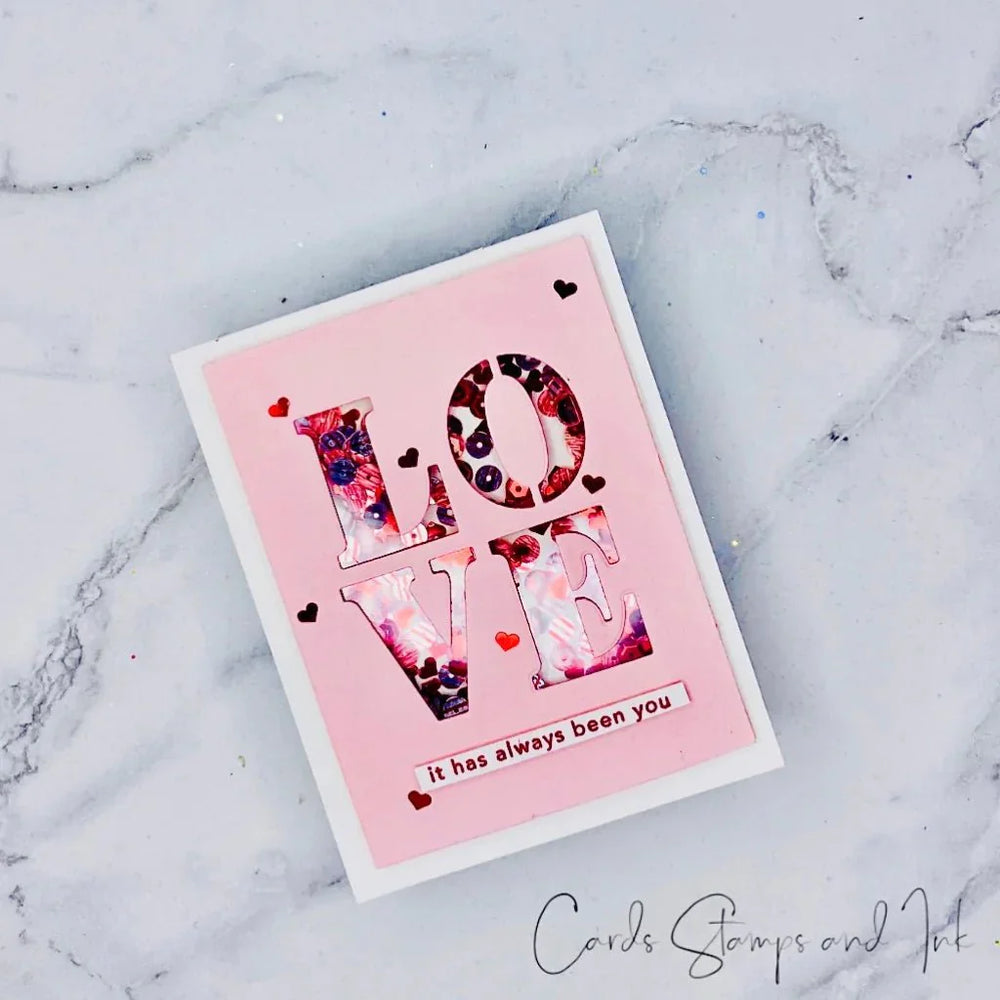 Love and Florals Fancy Dies