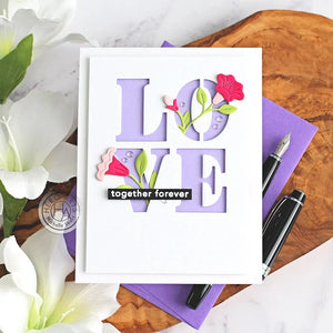 Love and Florals Fancy Dies