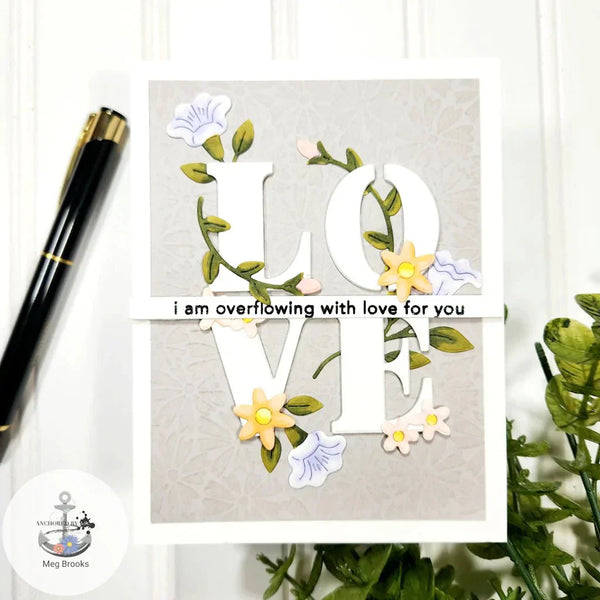 Love and Florals Fancy Dies