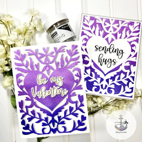 Heart Flourish Cover Plate Dies