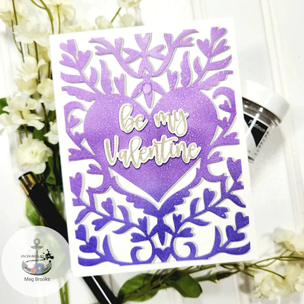 Heart Flourish Cover Plate Dies
