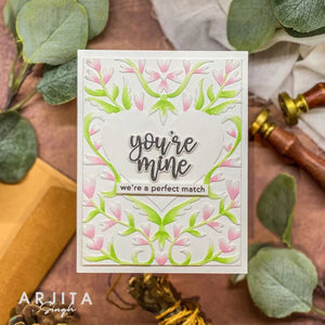 Heart Flourish Cover Plate Dies