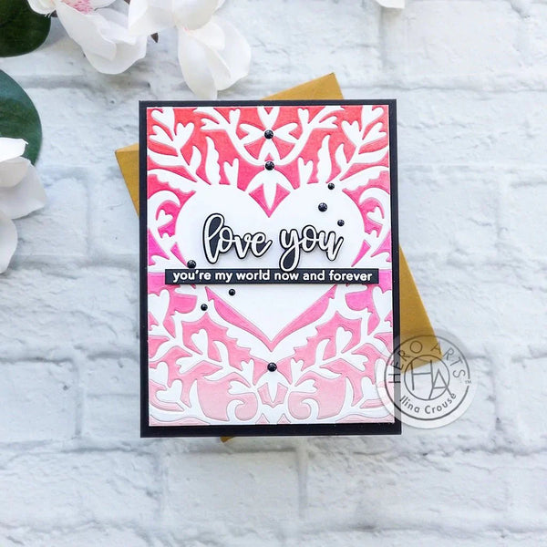 Heart Flourish Cover Plate Dies