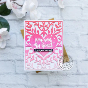 Heart Flourish Cover Plate Dies