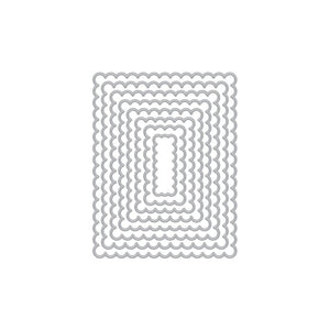 Scalloped Rectangles Infinity Dies