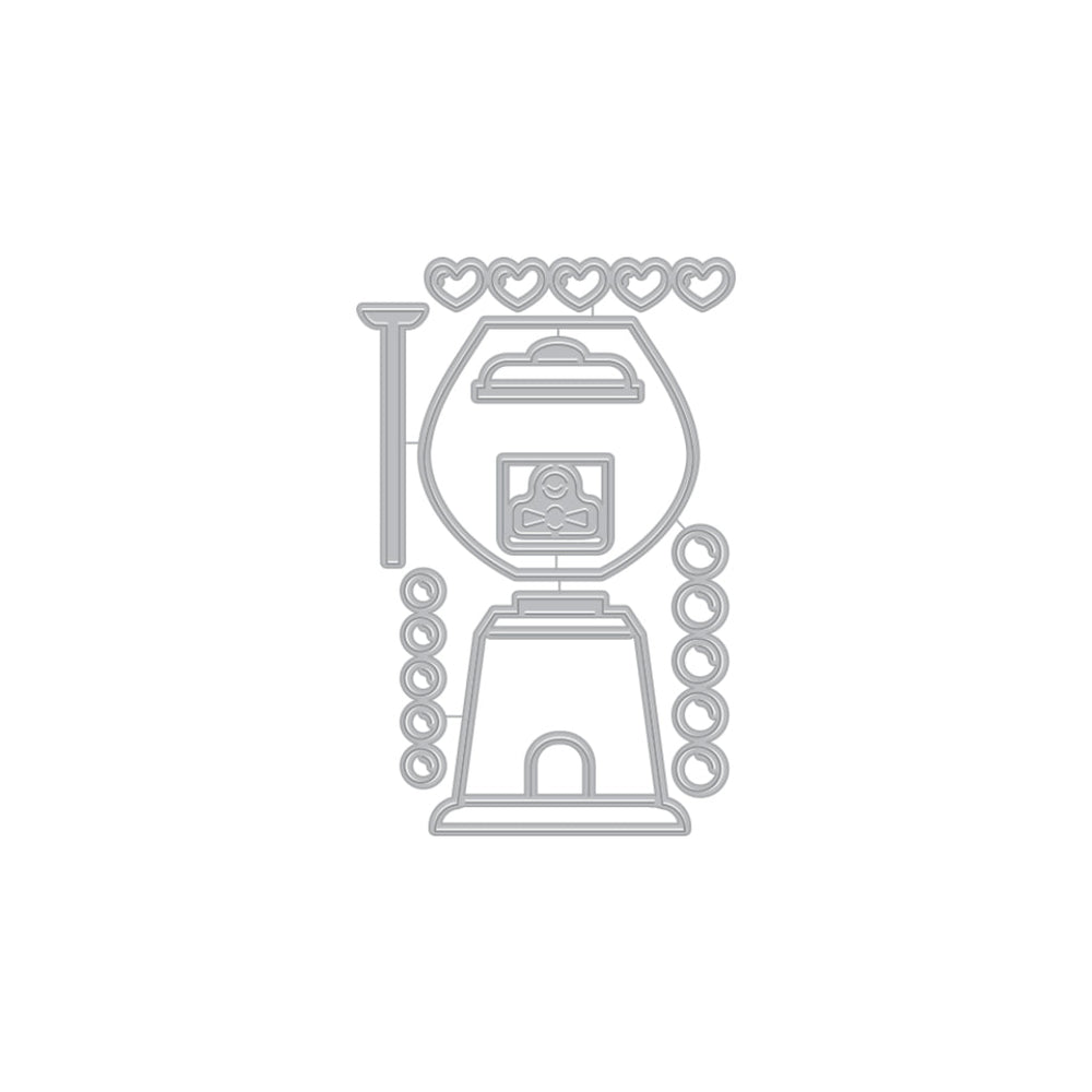 Gumball Machine Fancy Dies