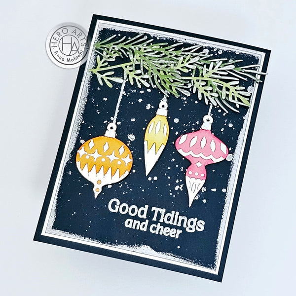 Gold Trim Ornaments Fancy Dies