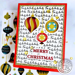 Gold Trim Ornaments Fancy Dies