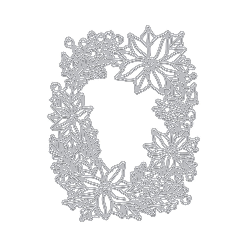 Poinsettia Window Fancy Dies