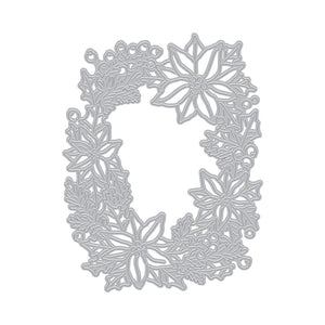 Poinsettia Window Fancy Dies