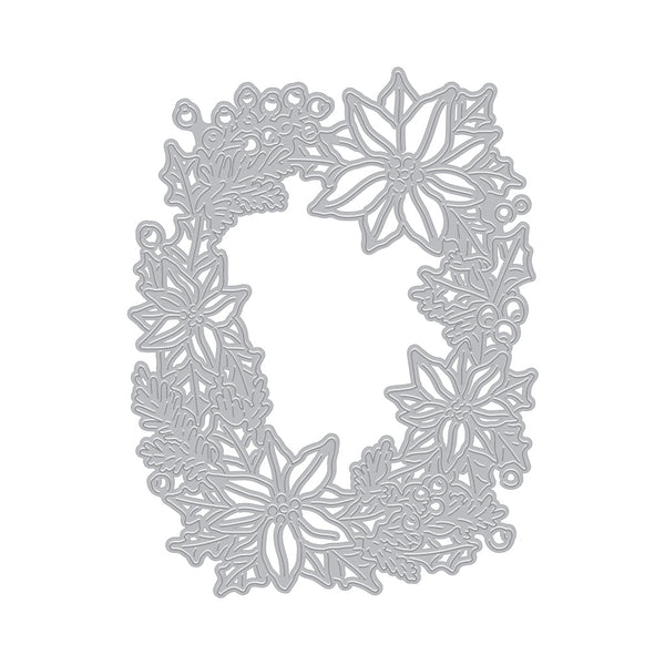 Poinsettia Window Fancy Dies