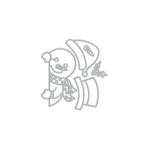 Peeking Snowman Dies