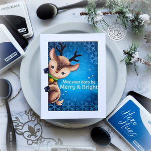 Peeking Reindeer Fancy Dies