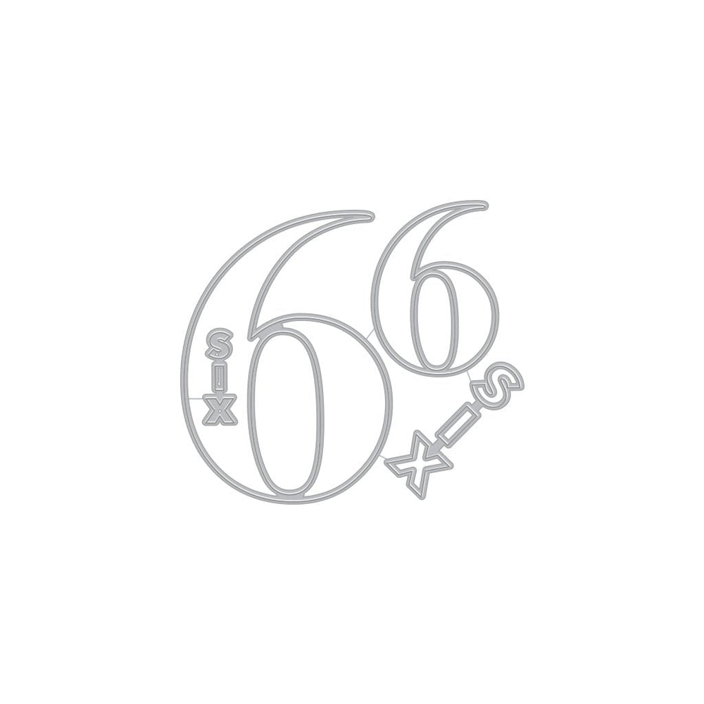 Number Six Fancy Dies