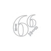 Number Six Fancy Dies