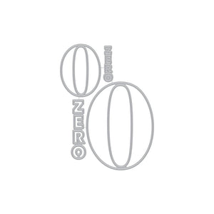 Number Zero Fancy Dies