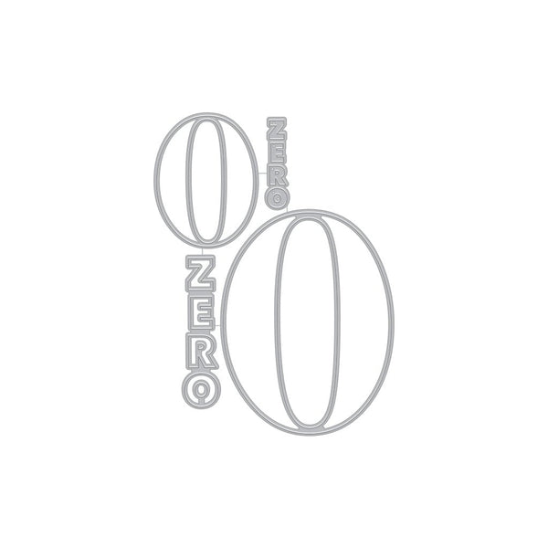 Number Zero Fancy Dies