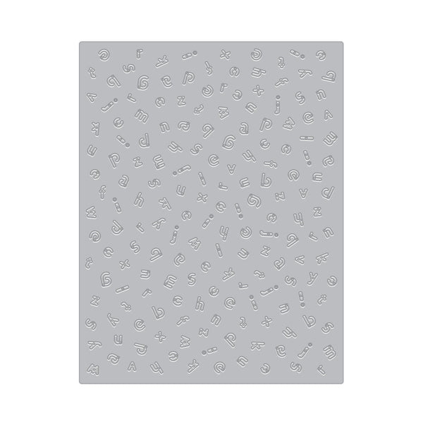Alphabet Embossing Plate