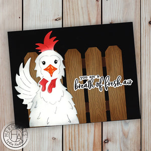 Peeking Chicken Die Set