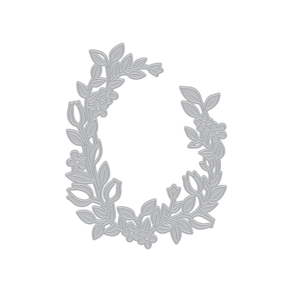Floral Wreath Fancy Dies
