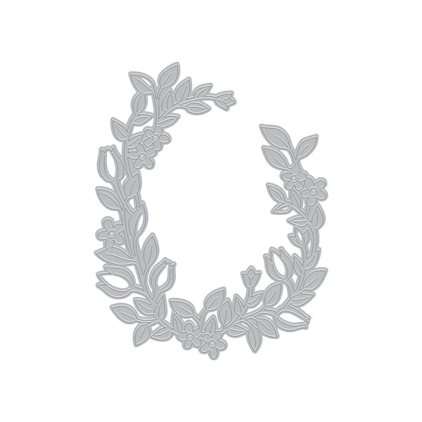 Floral Wreath Fancy Dies