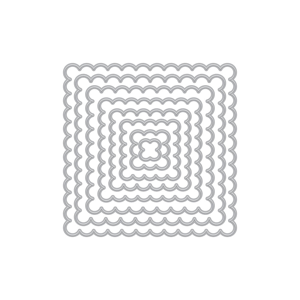 Square Scallop Infinity Dies