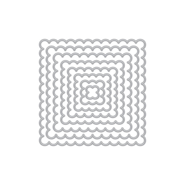 Square Scallop Infinity Dies