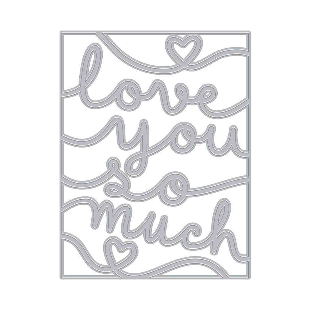 Love You So Much Cover Plate Dies