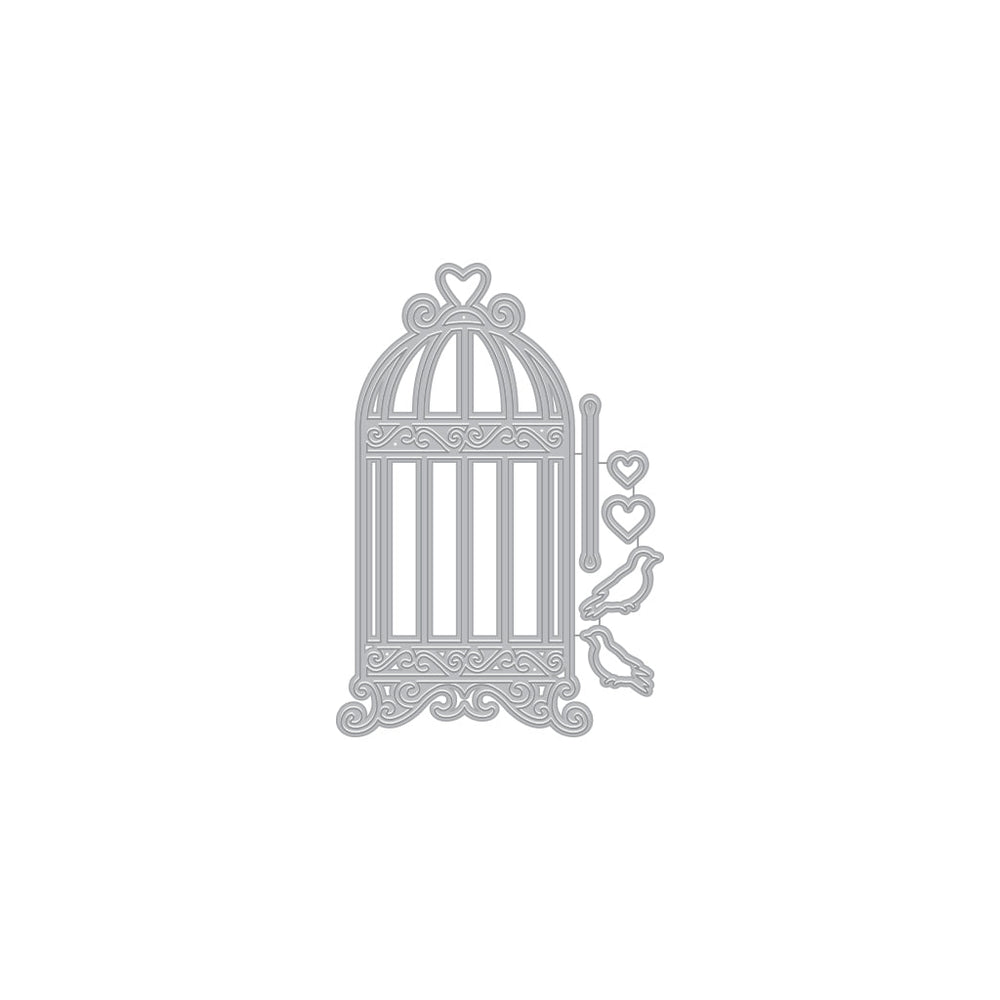 Vintage Birdcage Fancy Dies