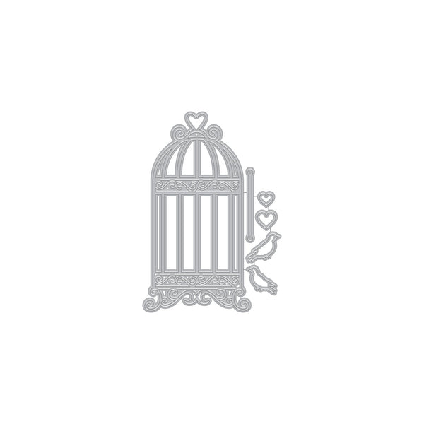 Vintage Birdcage Fancy Dies