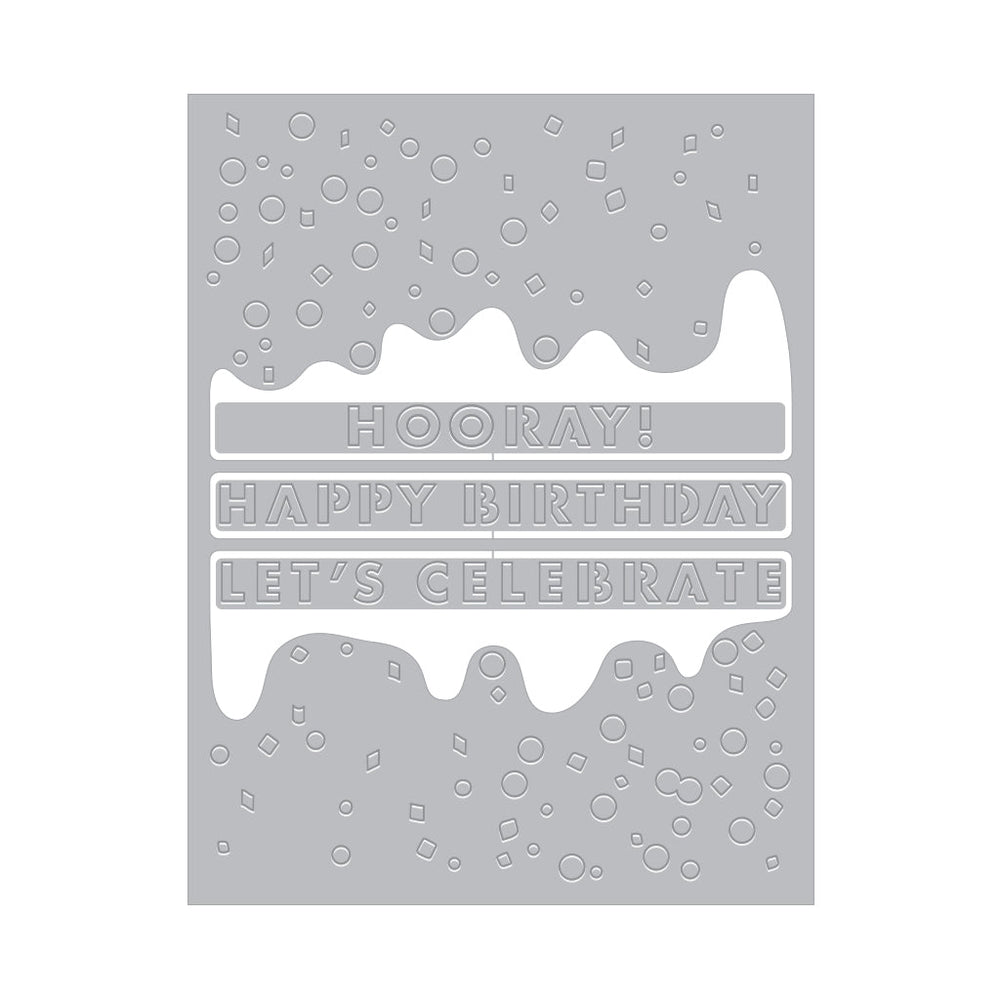 Hooray Birthday Cover Plate Dies