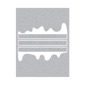 Hooray Birthday Cover Plate Dies