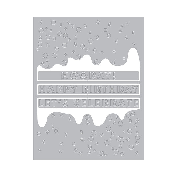 Hooray Birthday Cover Plate Dies