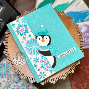 DF212 Peeking Penguin Fancy Die (B) - Hero Arts
