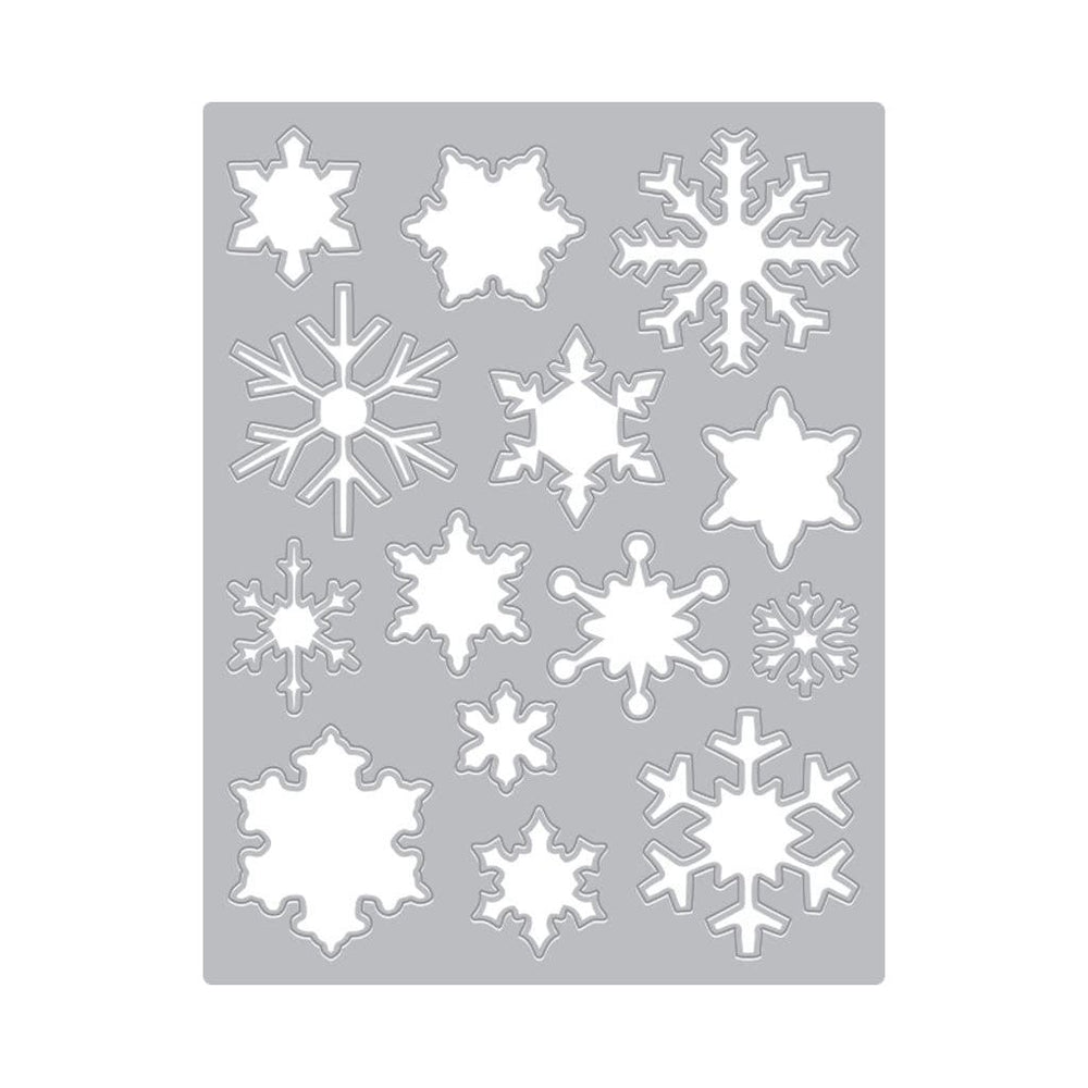DF214 Snowflake Patterned Cover Plate (F) - Hero Arts
