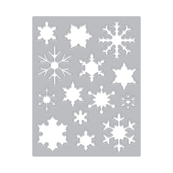 DF214 Snowflake Patterned Cover Plate (F) - Hero Arts