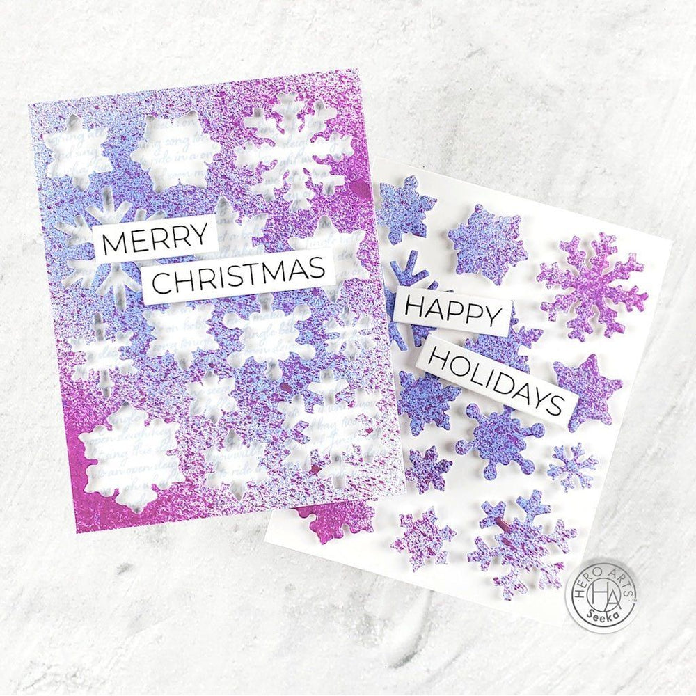 Snowflake Patterned Cover Plate Dies