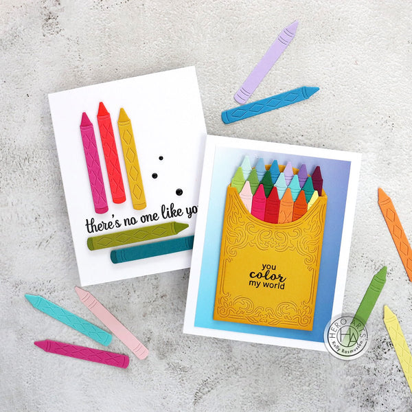 Box of Crayons Fancy Dies
