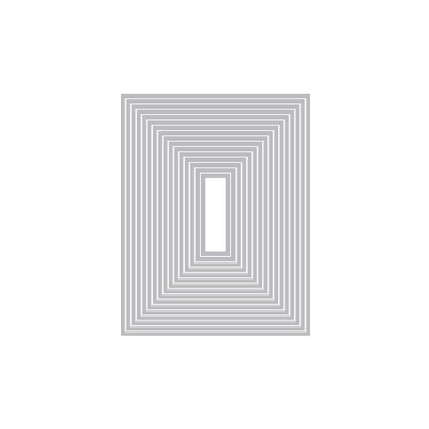 Nesting Rectangle Infinity Dies