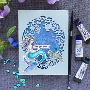 Reef Border and Frame Fancy Dies