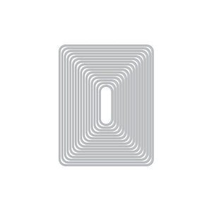 Rounded Rectangle Infinity Dies