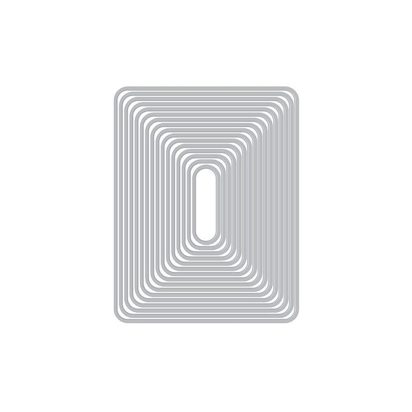 Rounded Rectangle Infinity Dies