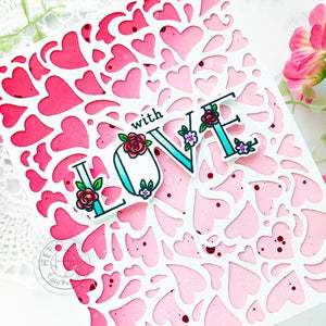 Window On Love Confetti Fancy Dies